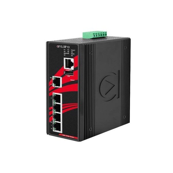 5-Port Industrial Managed Ethernet Switches w/5-10/100Tx, EOT: -4075C - Version 2 hardware